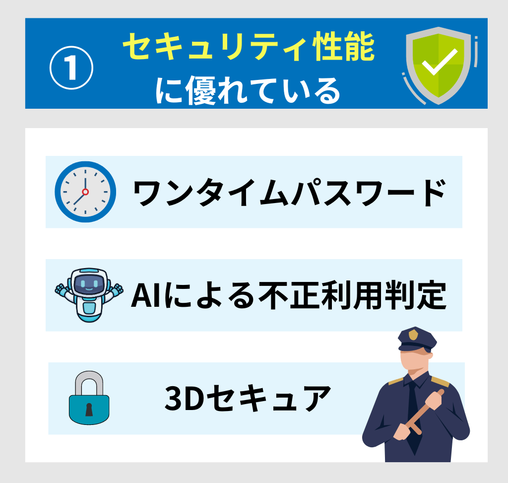 クレジットカードはセキュリティ性能で選ぶ